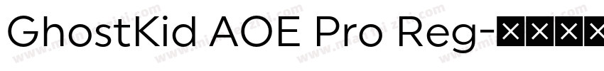 GhostKid AOE Pro Reg字体转换